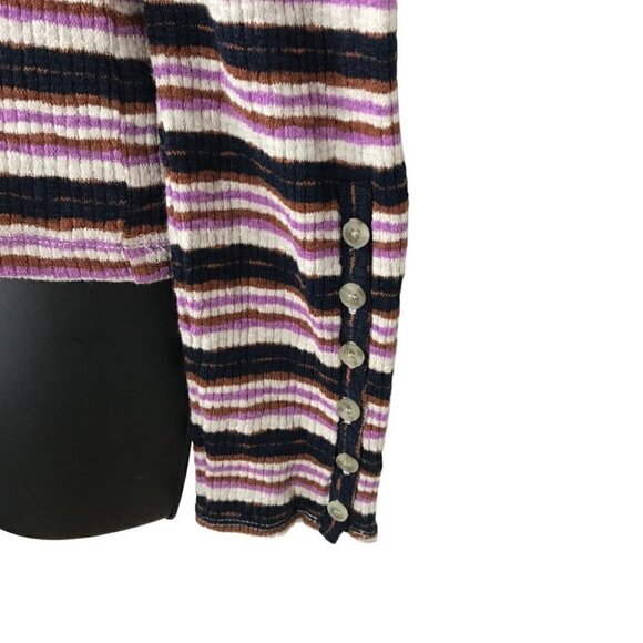 MADEWELL Thermal  Like Long Sleeved Colourful Top Size M - Picture 5 of 8